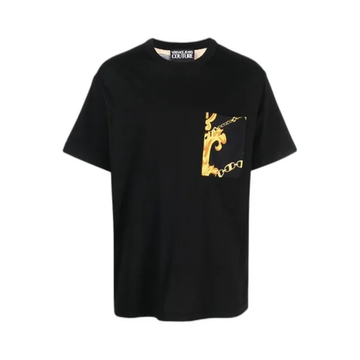 Versace Jeans Couture Baroque-Pattern Crewneck T-Shirt
