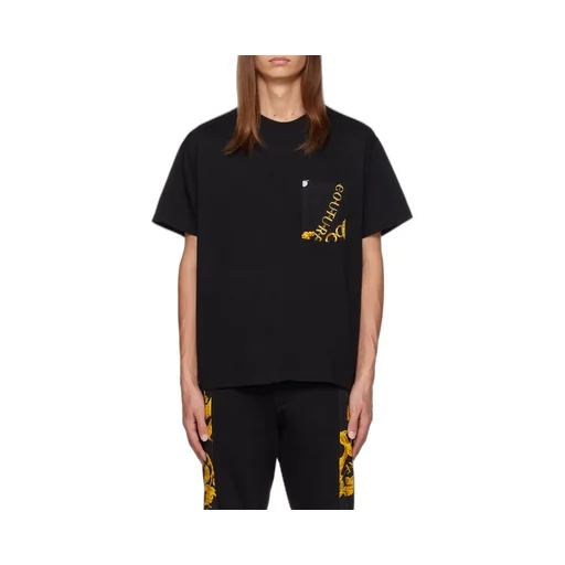 Versace Jeans Couture Baroque-Pattern Crewneck T-Shirt