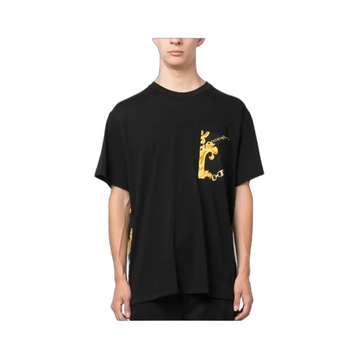 Versace Jeans Couture Baroque-Pattern Crewneck T-Shirt