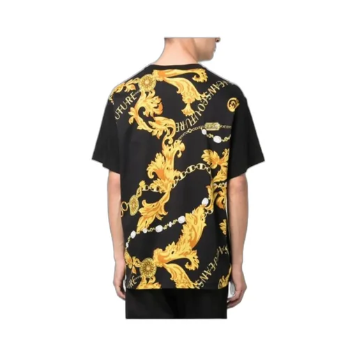 Versace Jeans Couture Baroque-Pattern Crewneck T-Shirt