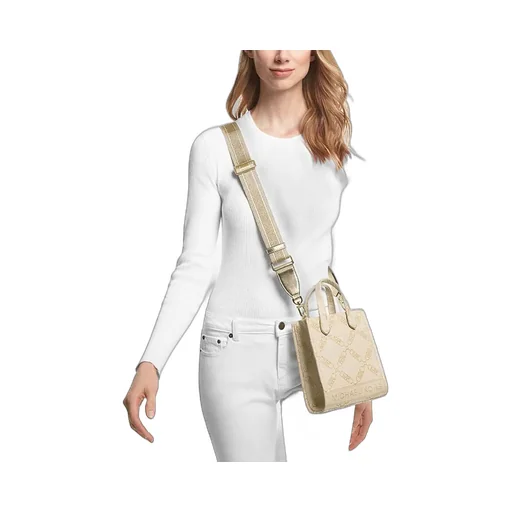 Michael Michael Kors Gigi Logo Detailed Crossbody Bag