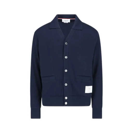 Thom Browne Logo Patch Cardigan