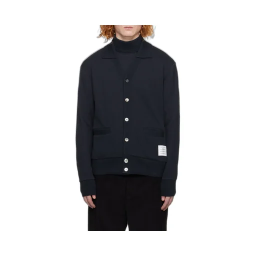 Thom Browne Logo Patch Cardigan