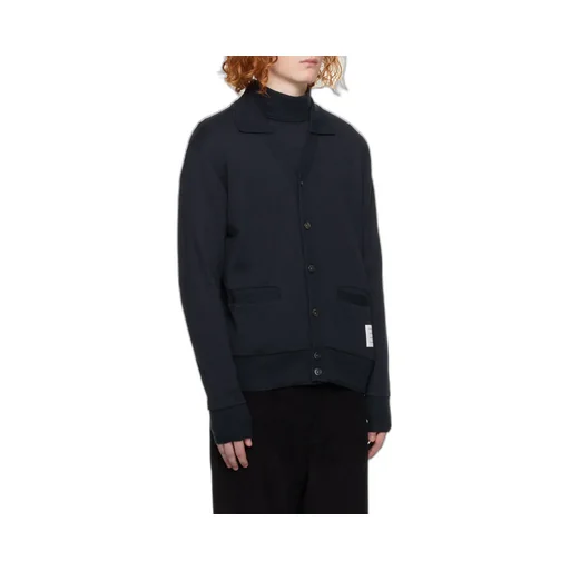 Thom Browne Logo Patch Cardigan