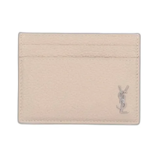Saint Laurent Cassandre Logo Plaque Tiny Card Case