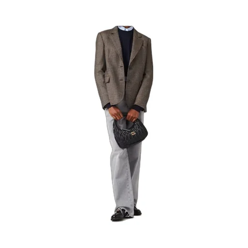 Single-Breasted Prince Of Wales Check Jacket