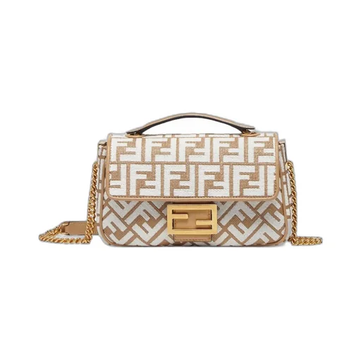 Fendi Baguette Chain Midi Shoulder Bag