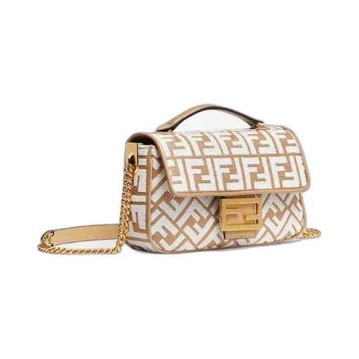 Fendi Baguette Chain Midi Shoulder Bag