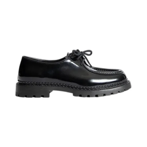 Saint Laurent Malo Slip-On Lace-Up Shoes