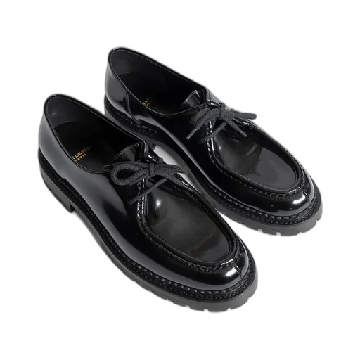 Saint Laurent Malo Slip-On Lace-Up Shoes