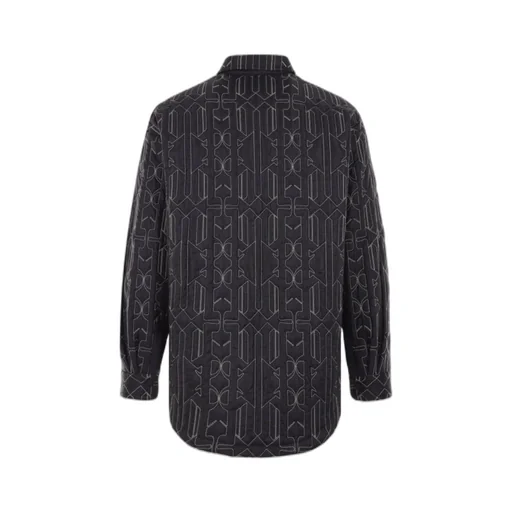 Palm Angels Monogram Long-Sleeved Shirt