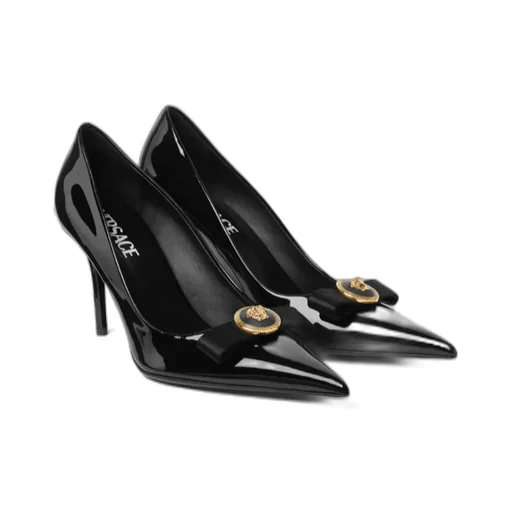 Versace Gianni Pointed Toe Pumps