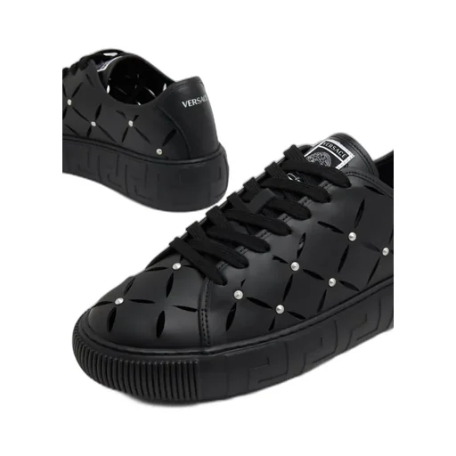 Perforated Studded Sneakers