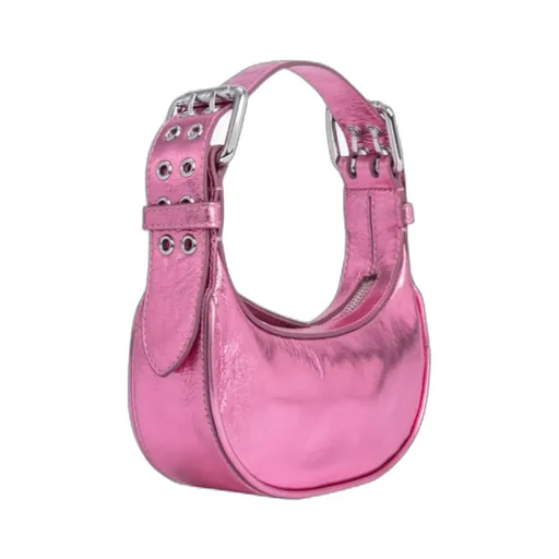 By Far Soho Metallic Mini Shoulder Bag
