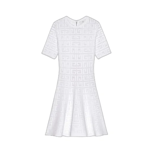 Givenchy	4G Jacquard Flared Mini Dress