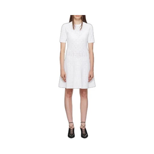 Givenchy	4G Jacquard Flared Mini Dress