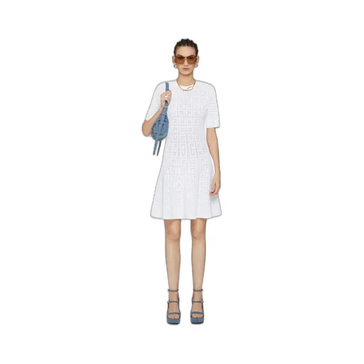 Givenchy	4G Jacquard Flared Mini Dress