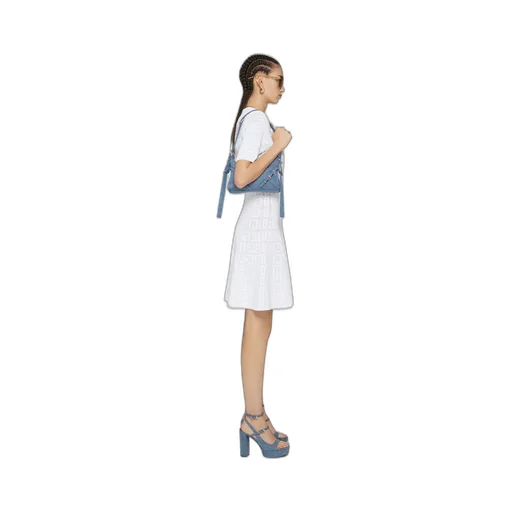Givenchy	4G Jacquard Flared Mini Dress