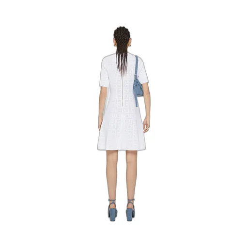 Givenchy	4G Jacquard Flared Mini Dress