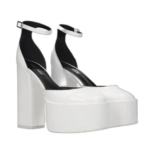 Paris Texas Round Toe Platform Pumps