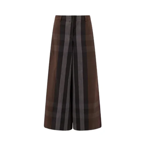 Burberry High Waist Wide Leg Trousers