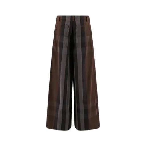 Burberry High Waist Wide Leg Trousers