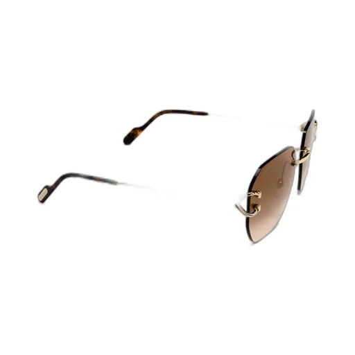 Cartier Geometric Frame Sunglasses