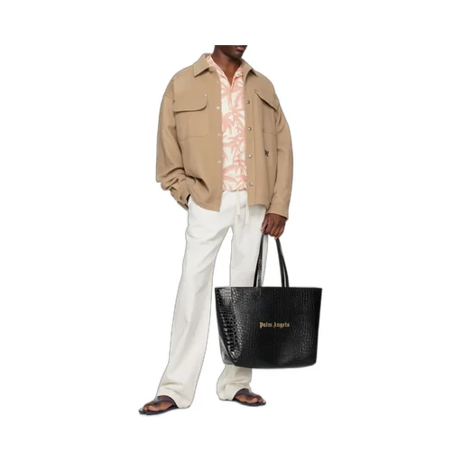 Palm Angels Monogram Embroidered Drawstring Pants