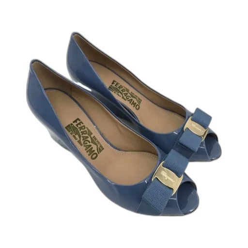 Logo Open-Toed Heels