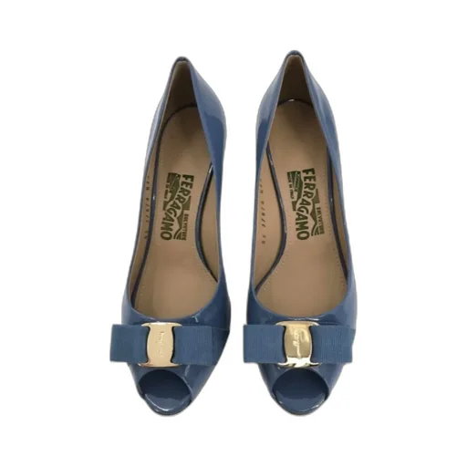 Logo Open-Toed Heels