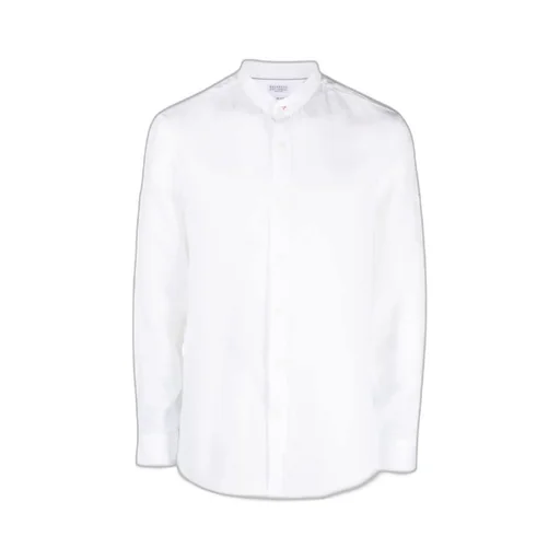 Long-Sleeve Linen Shirt