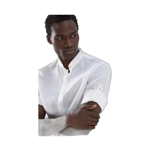 Long-Sleeve Linen Shirt