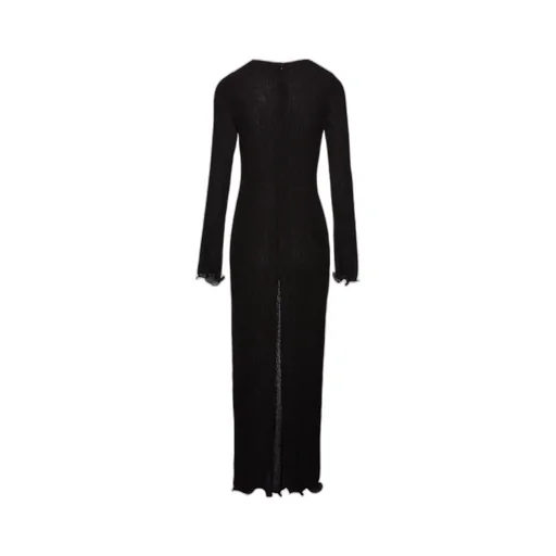 Magda Butrym Long-Sleeved Crepe Beach Maxi Dress