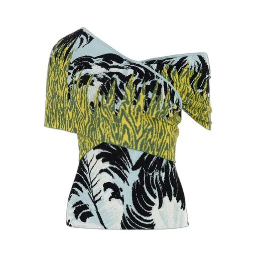 Bottega Veneta Graphic Jacquard Top