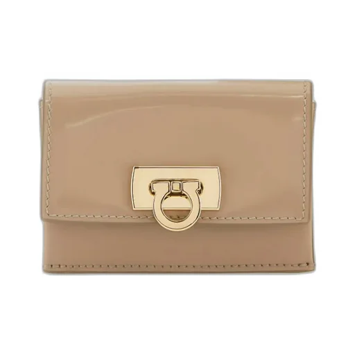 Gancini-Detail Calf-Leather Wallet