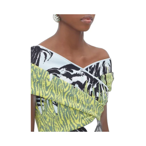Bottega Veneta Graphic Jacquard Top
