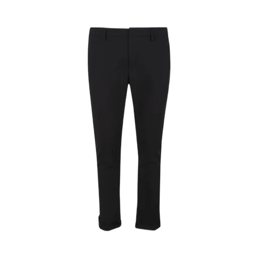Slim-Cut Cotton Trousers