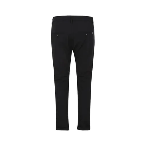 Slim-Cut Cotton Trousers