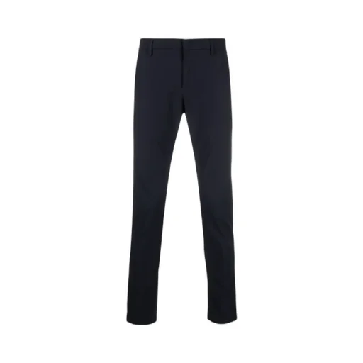 Slim-Cut Cotton Trousers