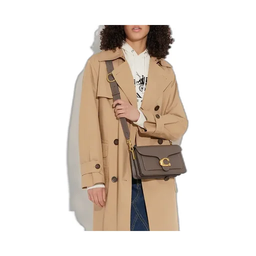 Coach Tabby 26 Logo Plaque Shoulder Bag
