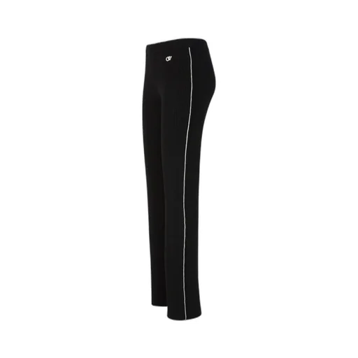 Off-White High Waist Pleated Knitted Joggers
