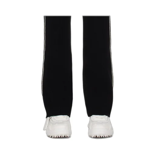 Off-White High Waist Pleated Knitted Joggers