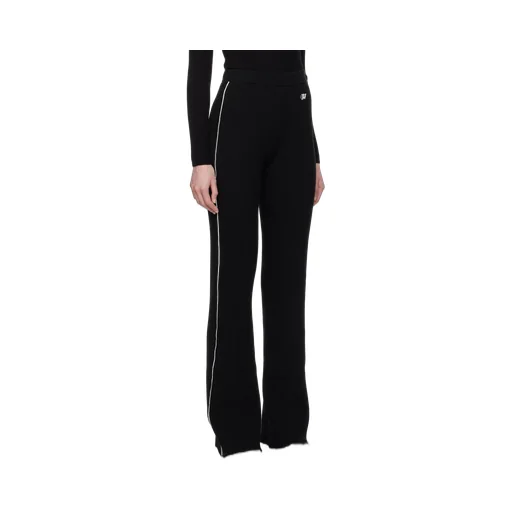 Off-White High Waist Pleated Knitted Joggers