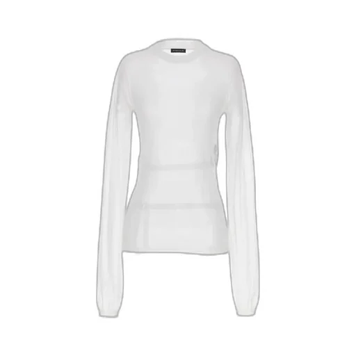 Ann Demeulemeester Blion Sheer Lace-Up Detailed Sweater