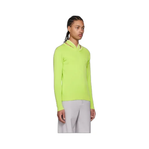 Hollow-Out Design Of Long-Sleeved Knitted Sweater