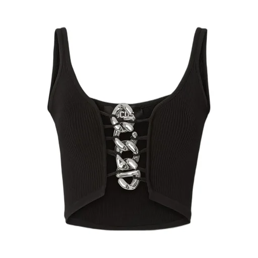 Logo-Chain Tank Top