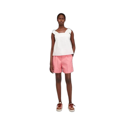 Cut-Up Bermuda Shorts
