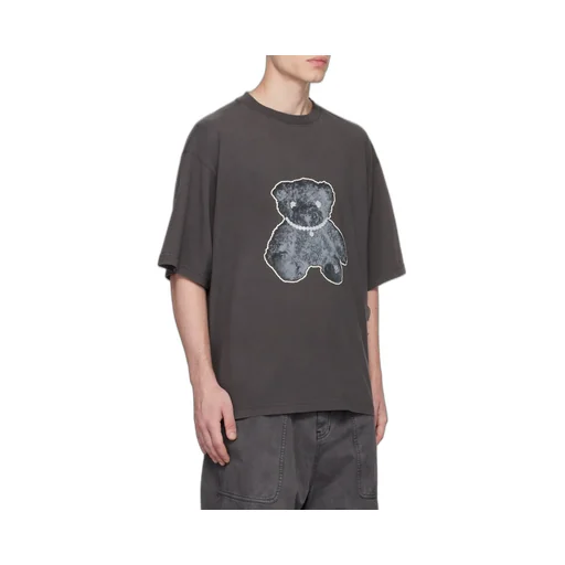 Necklace Teddy-Print Cotton T-Shirt