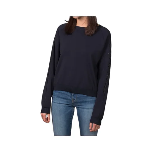 Round-Neck Knitted Sweater