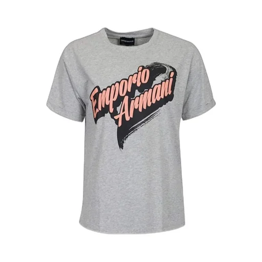 Round Collar Logo T-Shirt